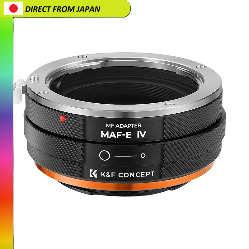 【From Japan】
K&F Concept Lens Mount Adapter KF-AAE.IV for Minolta A Mount Lens to E Mount with Apert