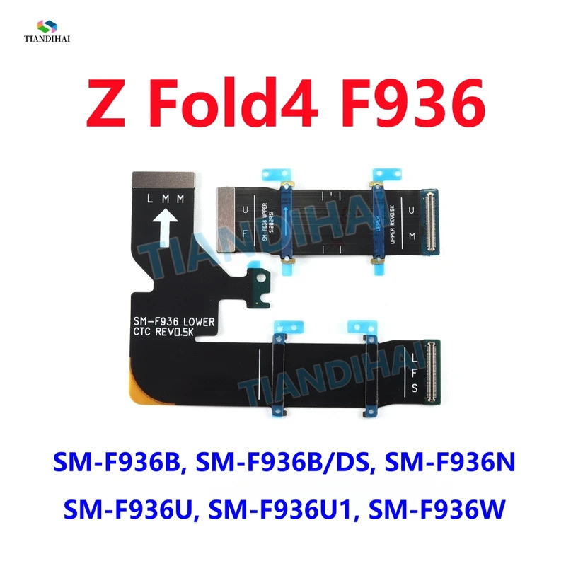 1 คู่สําหรับ Samsung Galaxy Z Fold4 F936B F936B/DS F936U F936N F936W Spin แกน Flex เมนบอร์ดเชื่อมต่อ