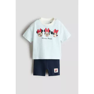H&M(เอชแอนด์เอ็ม) ชุดผ้าฝ้ายพิมพ์ลาย 2 ชิ้น เด็กอ่อน 1320121_3