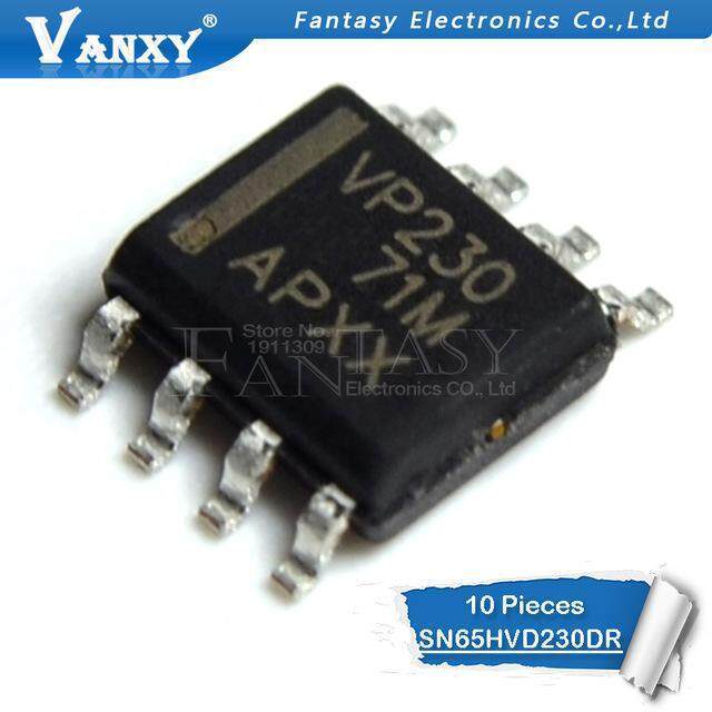 10 ชิ้น SN65HVD230DR SOP-8 SN65HVD230 SOP8 VP230 SOP ใหม่