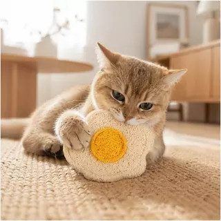 Doge&Orange ของเล่นใยบวบสัตว์เลี้ยง ของเล่นขัดฟันแมว สุนัข ใยบวบธรรมชาติ ช่วยขัดฟัน ลดหินปูน PU301