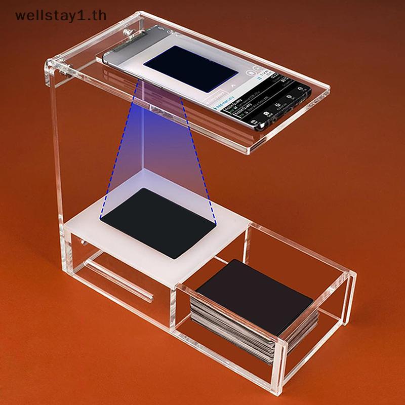 [ELL] อะคริลิค MTG Card Scanner Stand Trading Card Game Scanning Aid ที่วางโทรศัพท์มือถือ Party Supplies กล่องเก็บการ์ด [TH]