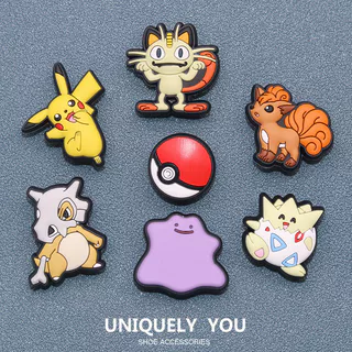 Miss Zoe Jibtz Pokemon Shoe Buckle Elf Ball Shoe Accessories Pikachu Shoe Buckle