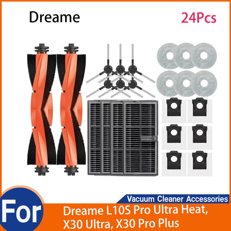 Dreame X30 Ultra X30 Pro Plus L10S Pro Ultra ชิ้นส่วนความร้อน (24 ชิ้น)
