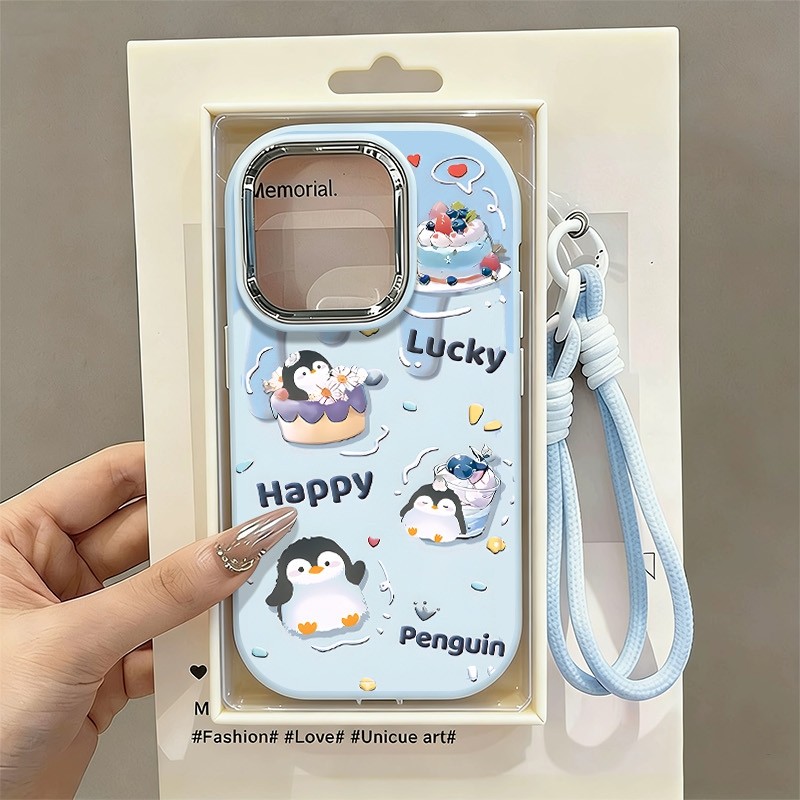 S68 CASE + สร้อยข้อมือ iPhone 13 12 ปลอก iPhone 11 14 15 16 17pro กรณี hp iphone 13 12 11 Pro Max 15