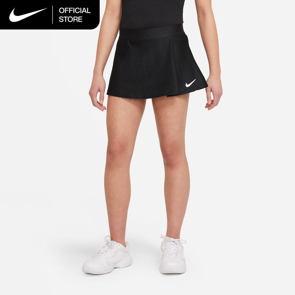 Nike Dri-FIT Older Kids' (Girls') NikeCourt Victory Tennis Skirt - Black [CV7575-010]