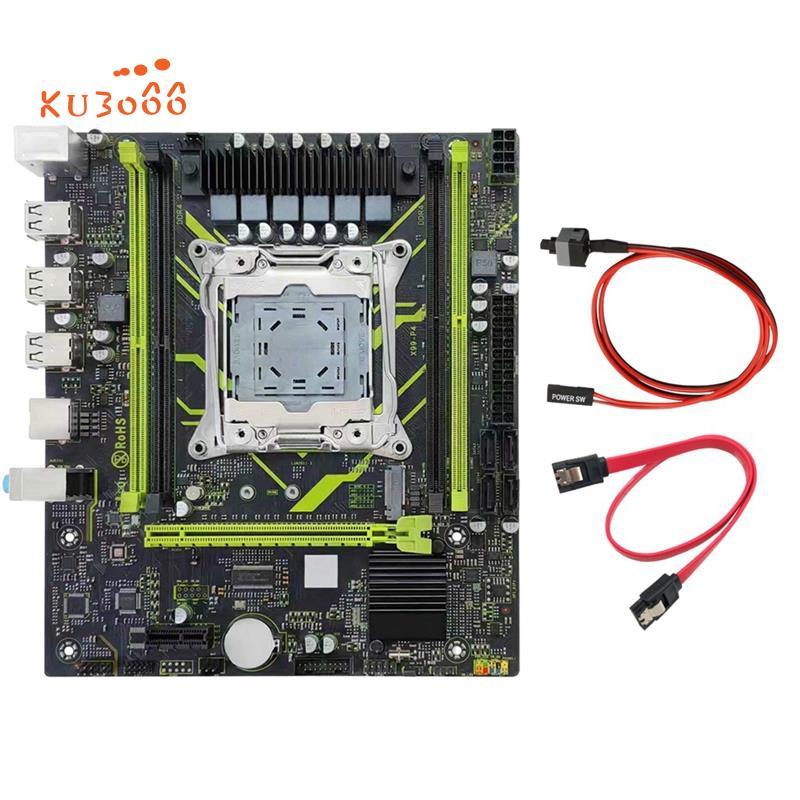 X99 P4 เมนบอร์ด LGA2011 H55 ชิปเซ็ต Gigabit Ethernet X99 DDR4 เมนบอร์ดสําหรับเล่นเกม M.2 NVME/NGFF ช