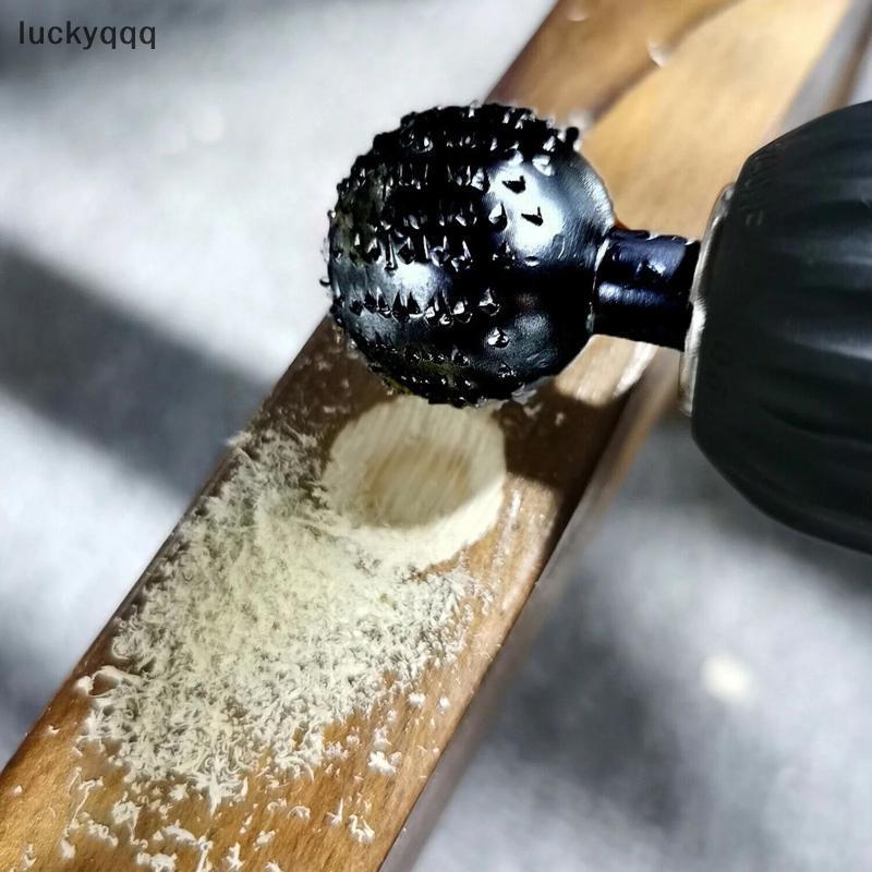 Luckyqqq 6 มม.Shank Sphere Rotary Burr Ball สําหรับงานไม้ประสิทธิภาพสูงแกะสลักหัวเจียรสําหรับศิลปะหั