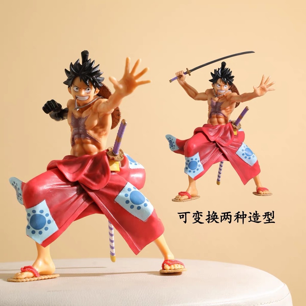 One Piece Straw Hat luffy Ichiban Reward Kimono luffy Wano Country Armed Color luffy Boxed Model