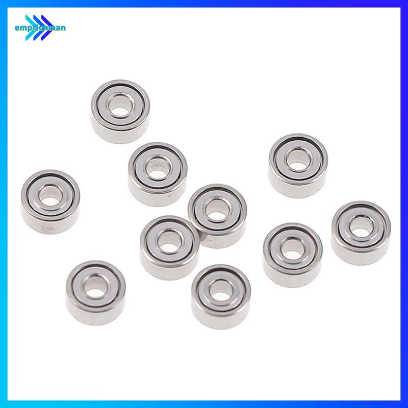 EPMN> 10 ชิ้น 681XZZ 1.5x4x2 มิลลิเมตรเปิดแบริ่งขนาดเล็ก ball mini hand bearing spinner ใหม่