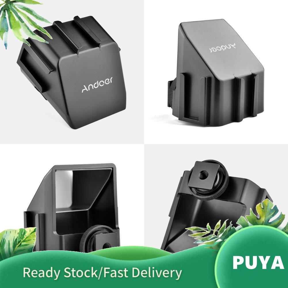Puya Puya Andoer Universal กล้อง Selfie Vlog Flip Up กระจกหน้าจอ 3 รองเท้าเย็น Mounts สำหรับติดตั้งไ