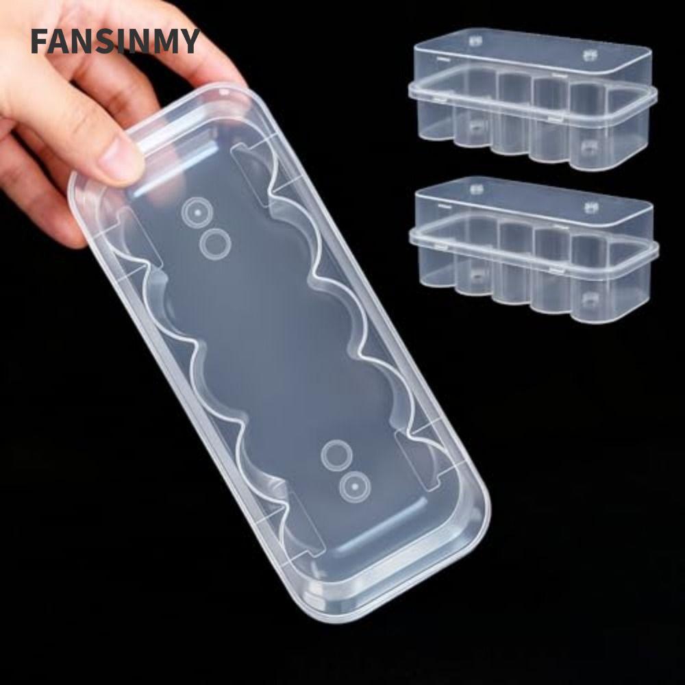FANSINMY Vial Storage, Stackable 2/10/24-Slot Microtube กล่องเก็บ, 3/5/7/10mL พลาสติกตู้แช่แข็งหลอดกล่องอุปกรณ์เบาหวาน