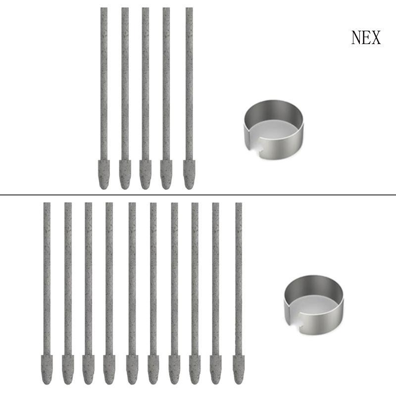 NEX 5 10 ชิ้นศิลปิน Felt Nibs พร้อมคลิป PW517 PW110 สําหรับ KD200 เครื่องมือวาดภาพ