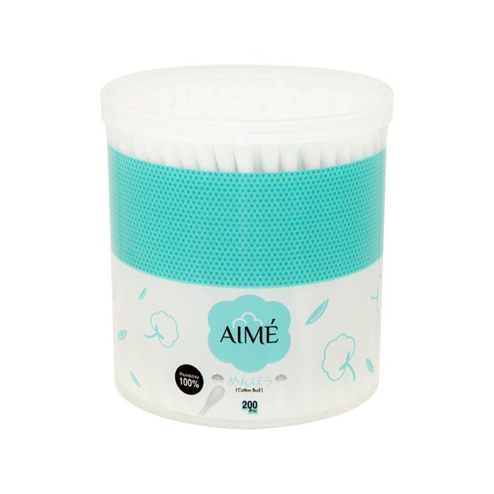 [สินค้าส่งด่วน] เอเม่ คอตตอน บัด 200 ก้าน AIME COTTON BUD PAPER 200 S
