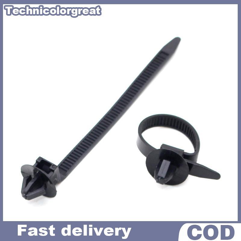Tcgt 10/20PCS ไนลอน Push Mount สายรัดสายไฟ Fastener CABLE Clamp คลิป Ties Management รถสายไฟ