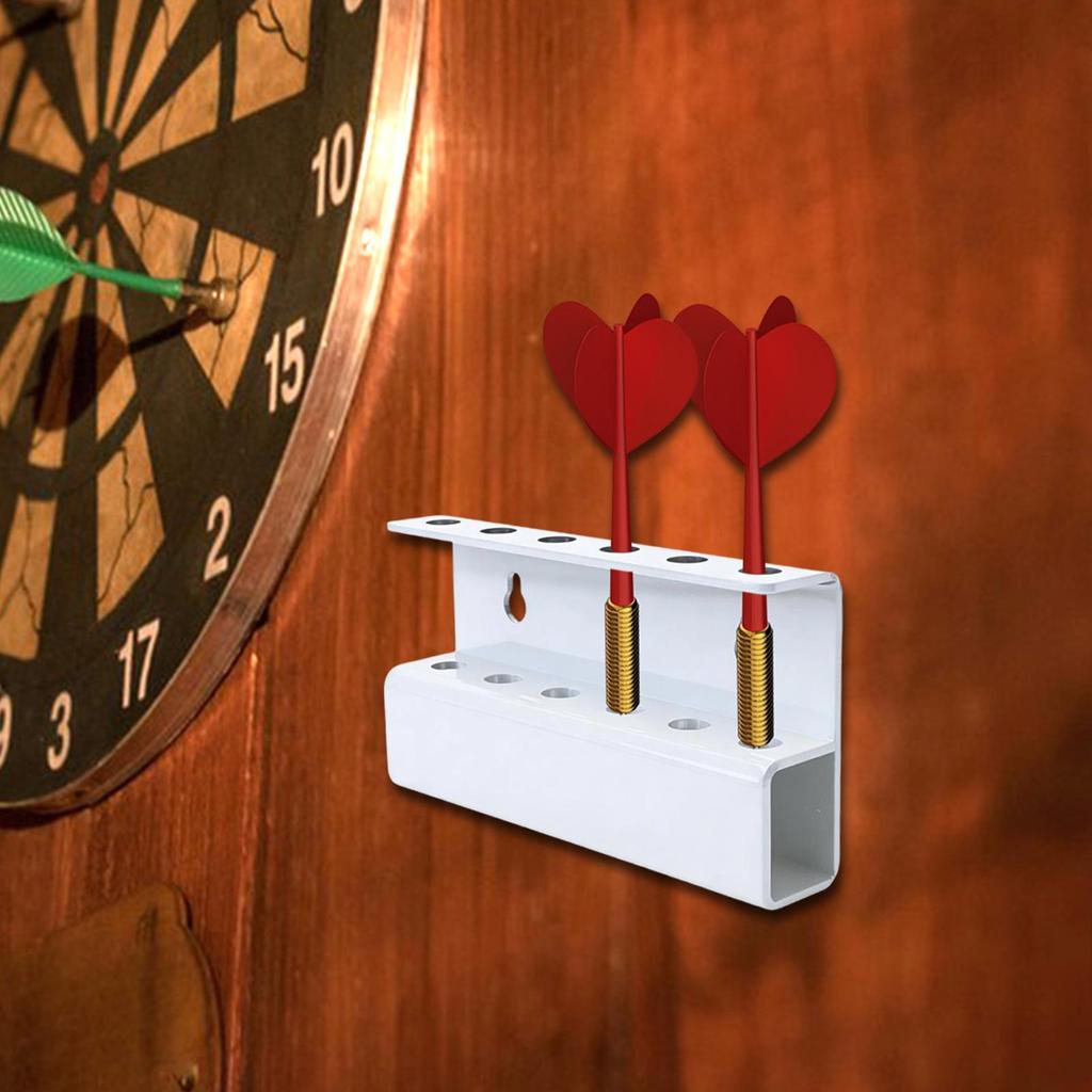 [Qklmdt] Dart Holder Box Acrylic Storage Rack Darts Accessory Display Stand for Darts Electronic Boa