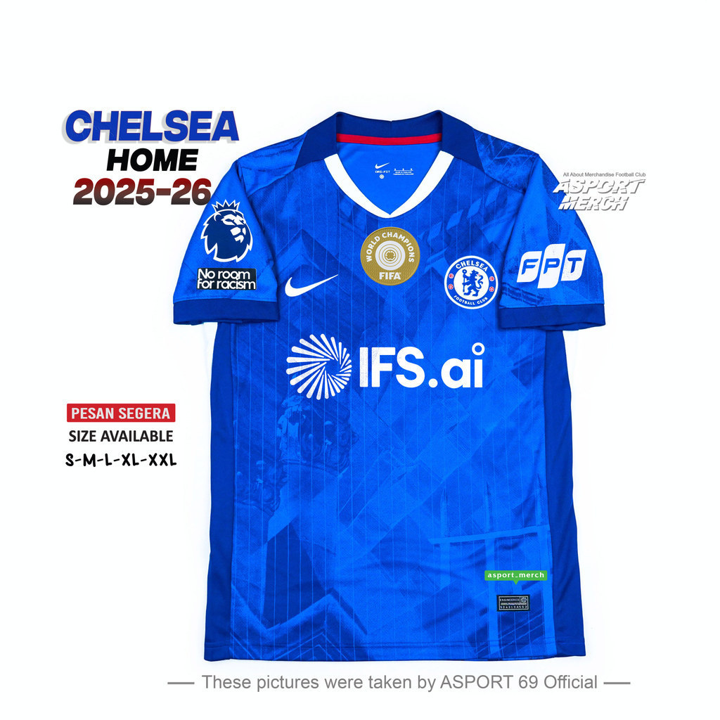 CHELSEA HOME JERSEY 2025 2026 เวอร์ชั่นแฟนๆ