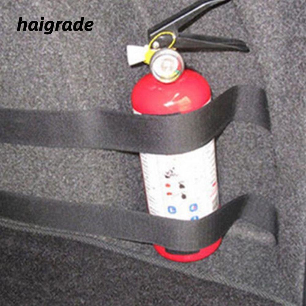 HAIGRADE 25PCS Fire Extinguisher Strap Holder Black Deduct Safety Tape Kit