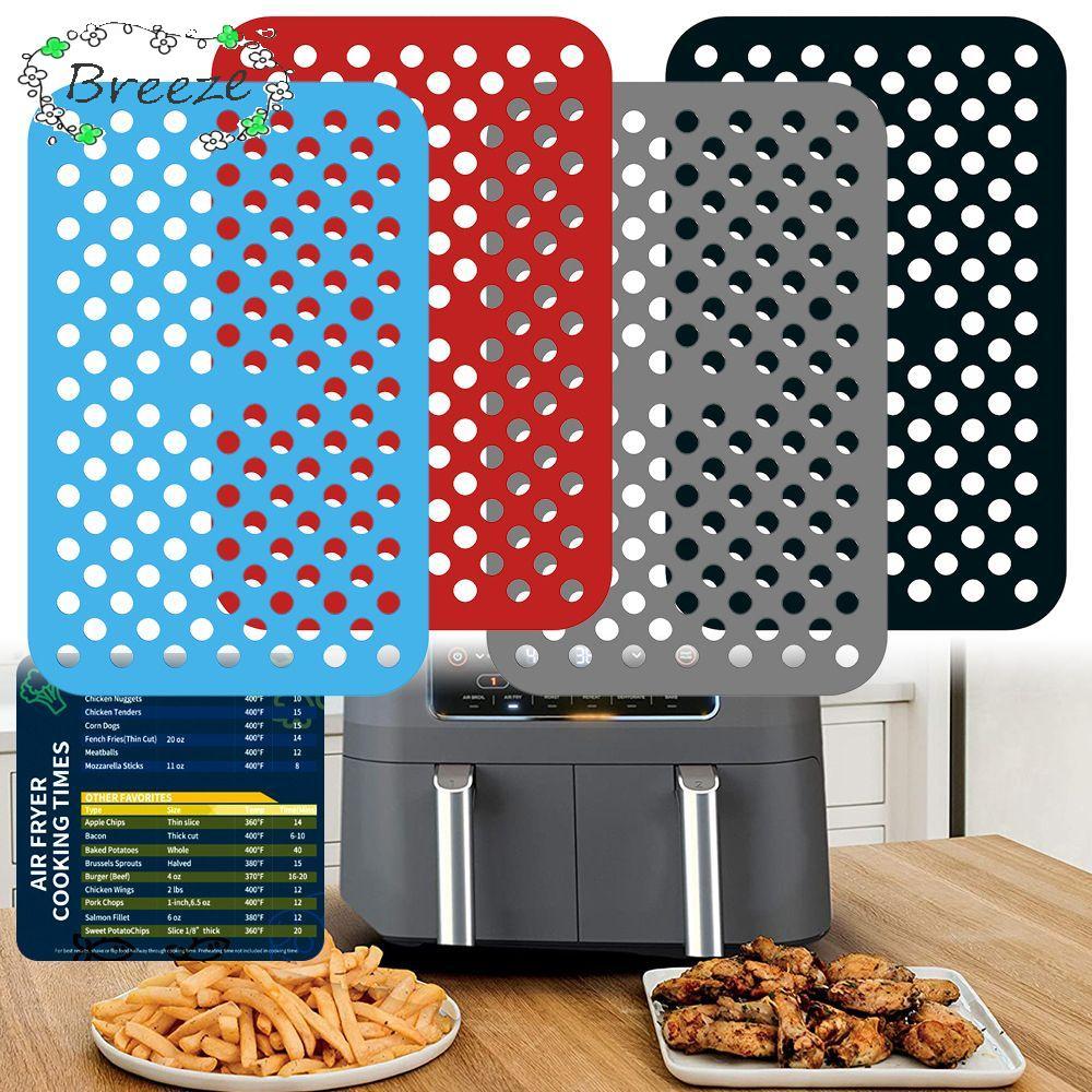 BREEZE Air Fryer Mat สี่เหลี่ยมผืนผ้าอุปกรณ์เสริมนุ่มสําหรับ Ninja DZ201 Foodi สําหรับ Ninja Foodi D