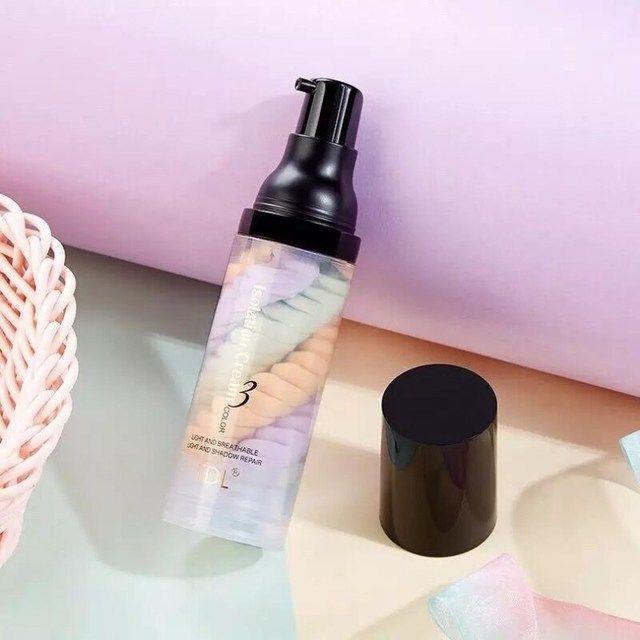 TDL Tricolor Colourful Base Cream Moisturizing Refreshing Oil Control คอนซีลเลอร์ Moisturizing Brigh