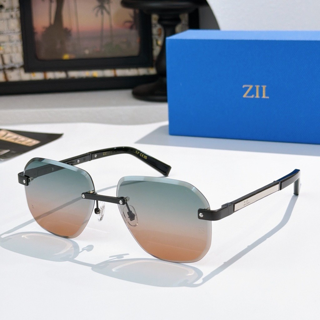 SHRL ZI--I 2025 แว่นกันแดดแฟชั่นอินเทรนด์สไตล์ใหม่แว่นตากันแดดลําลอง ZI80141