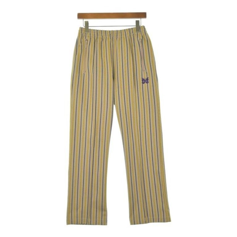 NEED Needles LES Pants stripe beige black yellow Direct from Japan Secondhand