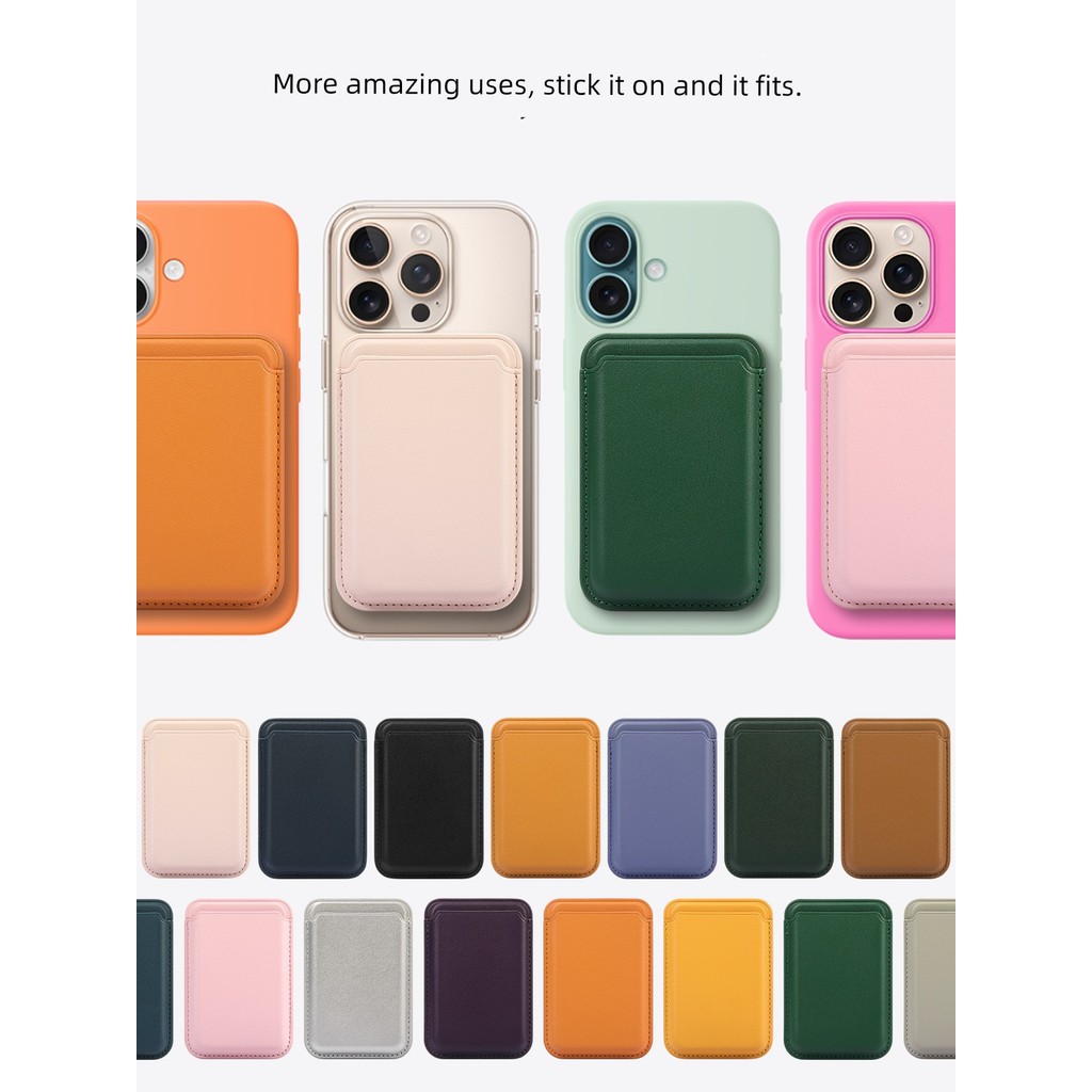 magnetic griptok griptok magsafe Magnetic Magsafe Card Holder เหมาะสําหรับ Apple iPhone16 เคสโทรศัพท