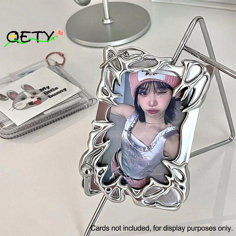 [qetyellow] Electroplated Premium Feeling Creative Card Holder K-POP Idol Card Holder TH