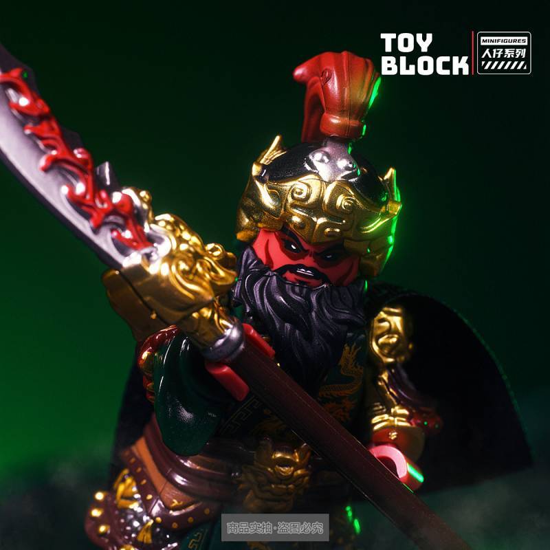 Zhao Yun Lv Bu Guan Yu Zhang Fei Liu Bei Five Tiger Generals Three Kingdoms Series Assembled Puzzle 