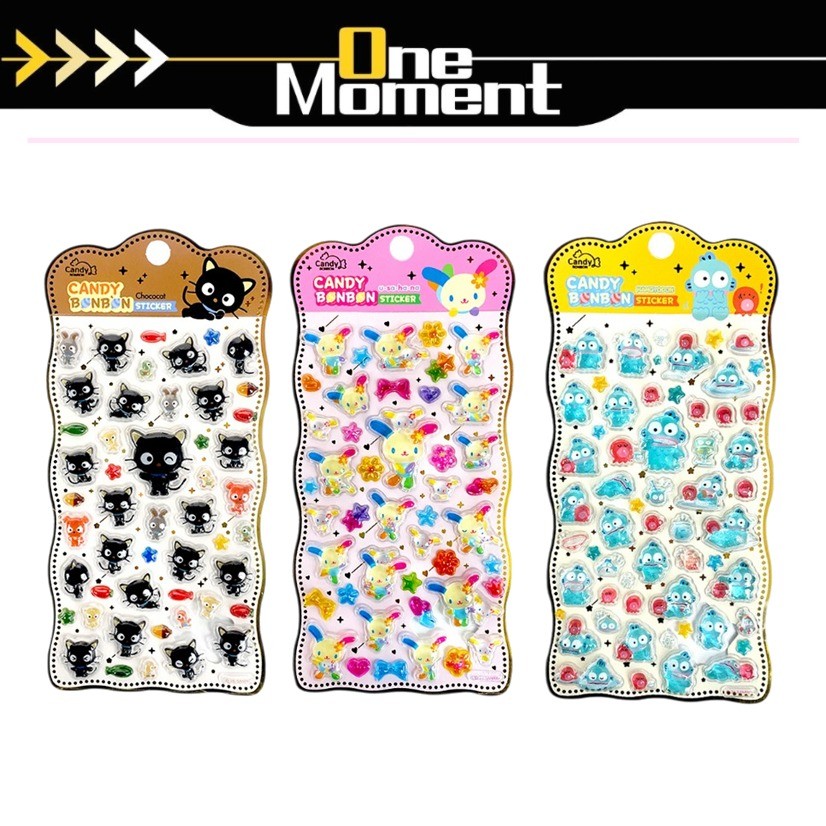 [SANRIO] 2026 New Candy Bonbon Sticker (Chococat / Hangyodon / Usahana)