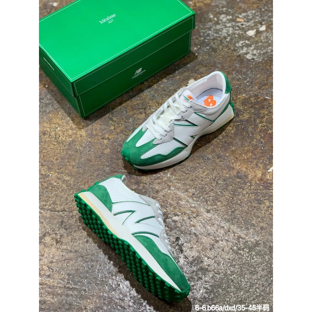 New Balance New Balance/NB เย็บสองสีผู้ชายผู้หญิงคู่พ่อรองเท้าลําลองรองเท้าอินเทรนด์ MS327LAB
