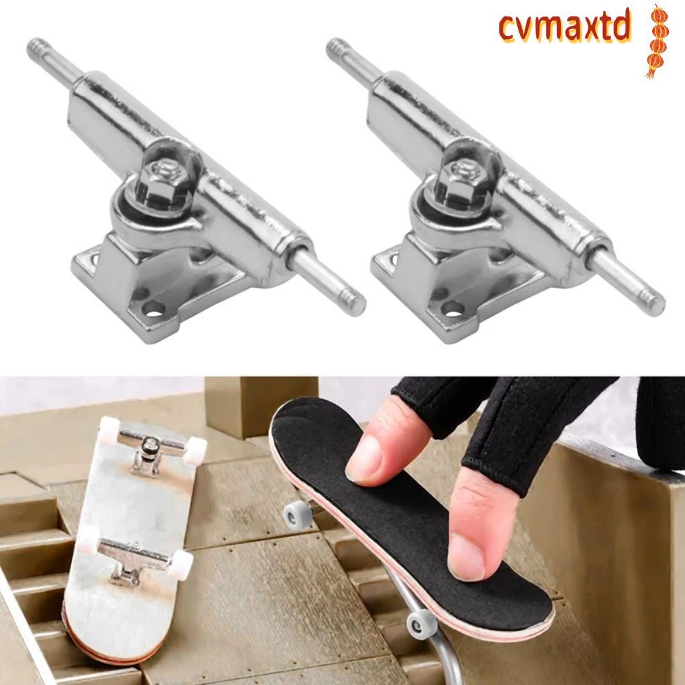 ICVMAX 2 ชิ้นแบริ่ง Deck Brackets, พร้อมถั่วของเล่นงานอดิเรกสะสม Fingerboard รถบรรทุก, ทนทานรุ่น Min