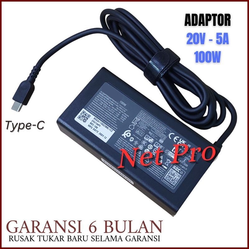 อะแดปเตอร์ชาร์จสําหรับ Slim 9 9i 7i Y9000 R9000 R7000P (20V 5A) 100W -NPRO