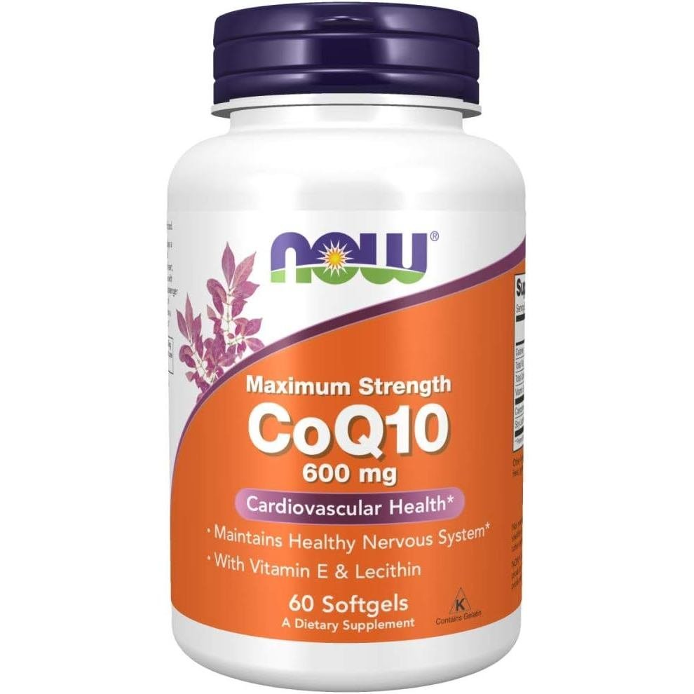 Now CoQ10 Co-Enzyme Q10 600 มก. - 60 ซอฟท์เจล