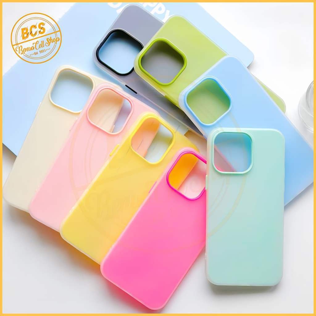 BCS - SOFTCASE 2 IN 1 COLOR LIQUID SAMSUNG S20 S20 Fe S20 Plus S20 Ultra S21 Fe S22 S22 Plus S22 Ult