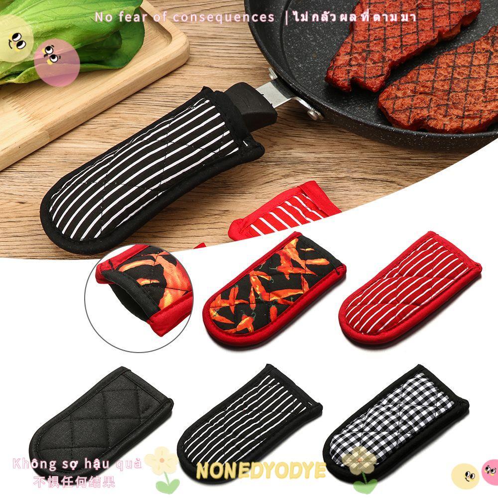 Nongyodye Pots Pans Handle Sleeve กระทะแบบพกพาทนความร้อนป้องกันความร้อน