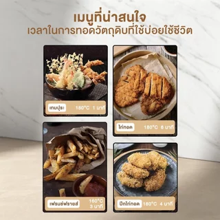 หม้อทอดลึก หม้อสแตนเลส 304 เทมปุระกระทะ สไตล์ญี่ปุ่น ด้วยเครื่องวัดอุณหภูมิ สามารถใช้ได้กับเตา เตาแม่เหล็กไฟฟ้า เตาแก๊ส