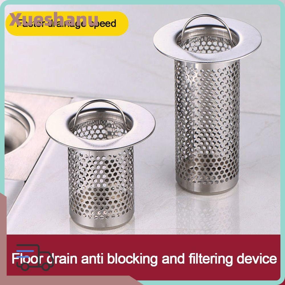 XUESEEE ท่อระบายน้ําชั้นกรองตาข่าย, Anti-Pest สแตนเลสอ่างล้างจานกรอง,ทนทานขยะ Drainer Anti-Clogging พร้อมที่จับฝักบัวรั่วห้องครัวห้องน้ําห้องน้ําเครื่องมือ