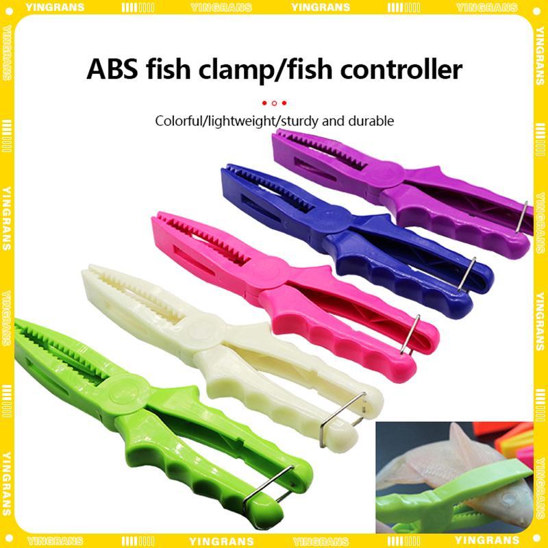 [yingrans] คีม Grabber ตกปลา ABS ที่หนีบปลา Grip จับเครื่องมือที่วางจําหน่าย Hook Extractor Fish Body Holder แหนบกรรไกรคีมตกปลา TH