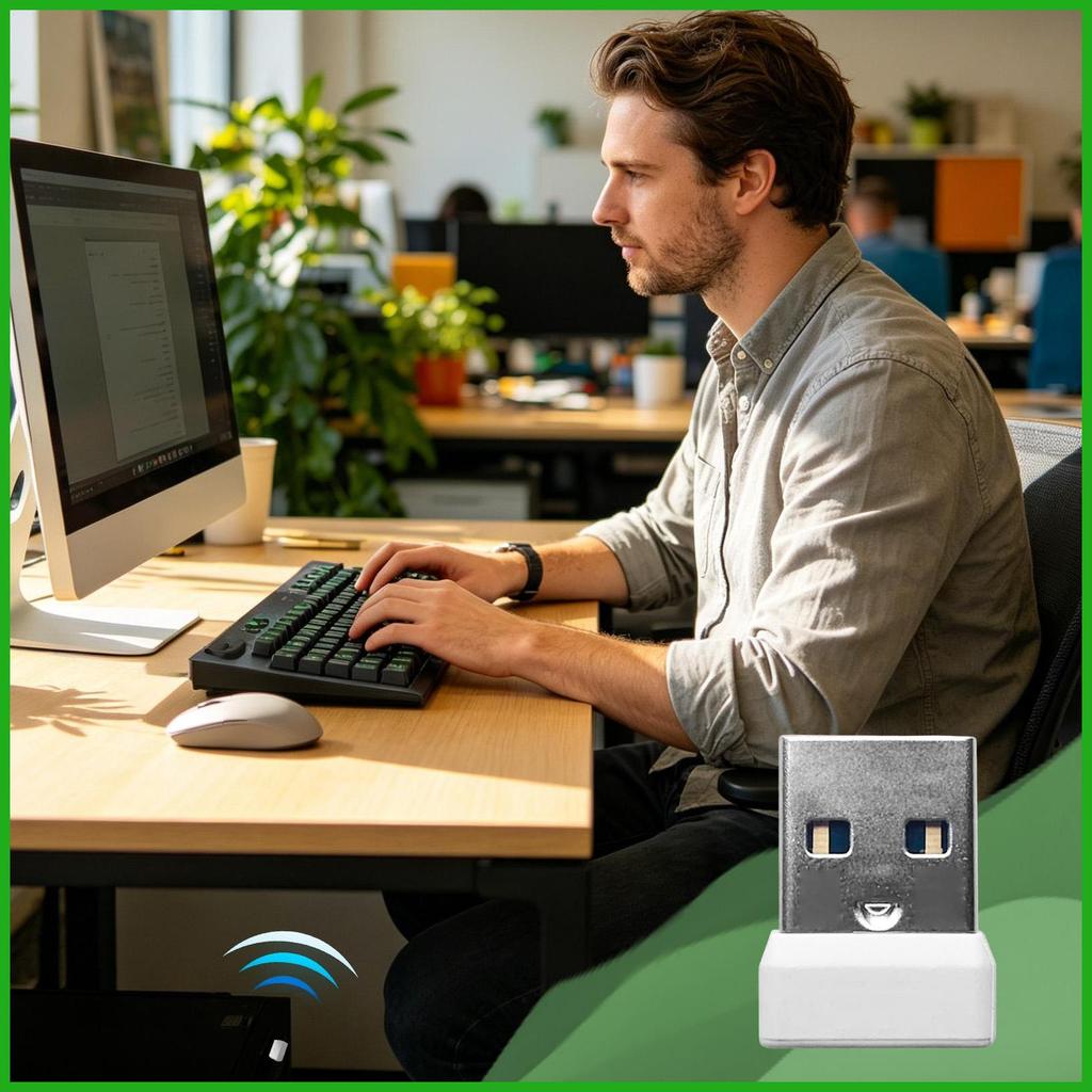 สําหรับ Logitech G304X / G705 / PRO 2 LIGHTSPEED / G309 LIGHTSPEED Universal คีย์บอร์ด USB Receiver 