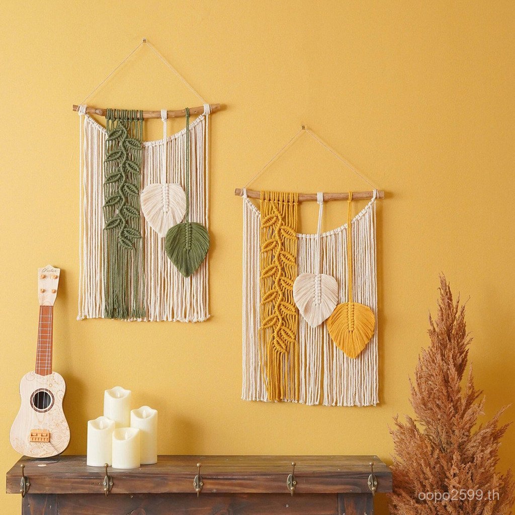 ตกแต่งบ้านแขวนผนัง Western Hotel ทอ Mimin Yabo ตกแต่งผนัง Tapestry Handmade เมตรกล่อง ZU3O