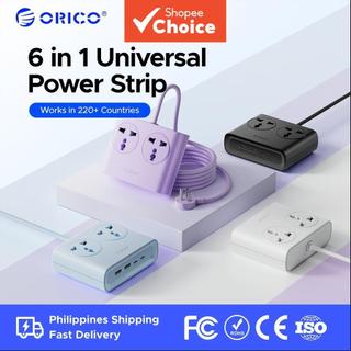 Universal Power Strip ORICO 15.5W Portable Travel Extension Outlet 1.6M