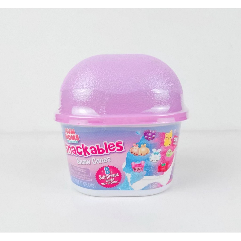 Num Noms Snackables Series 2 1 Snow Cones Original Scented Lip Gloss ของเล่นสะสม Unboxing Mystery Pack สําหรับสาวขายดีใหม่