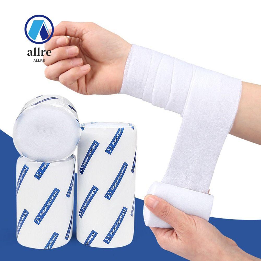 ALLRE Cast Padding Wrap, Cotton Breathable Undercast Padding Roll, Soft Absorbent Gauze Roll