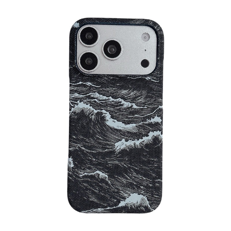 HOCE ครึ่งแพคเกจบรรเทา Kevlar Matte Magnetic เคสโทรศัพท์สําหรับ IPhone 17 16 15 14 13 Pro Max กันกระแทก PC Hard Cover