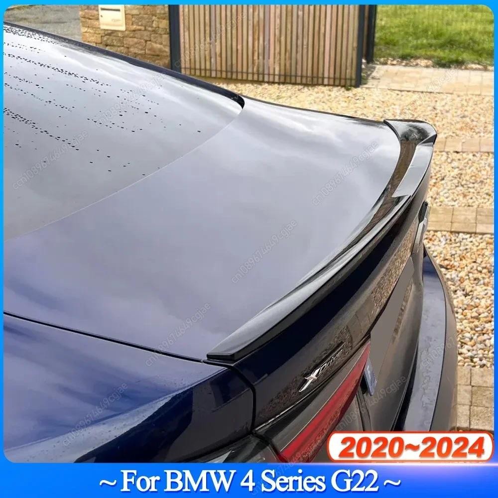 M4 สไตล์สําหรับ BMW 4 Series G22 420i 430i 420d 430d M440i M440d ด้านหลังสปอยเลอร์ Wing Bodykits ปรั