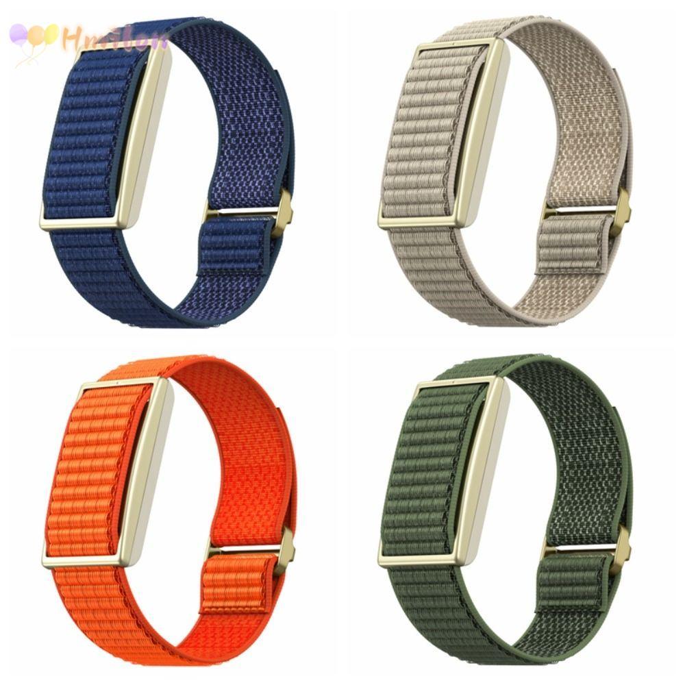 HMILON Fitness Tracker Strap, Loop Design Breathable Sport Band,ไนลอนปรับสายรัดข้อมือสําหรับPolar Lo