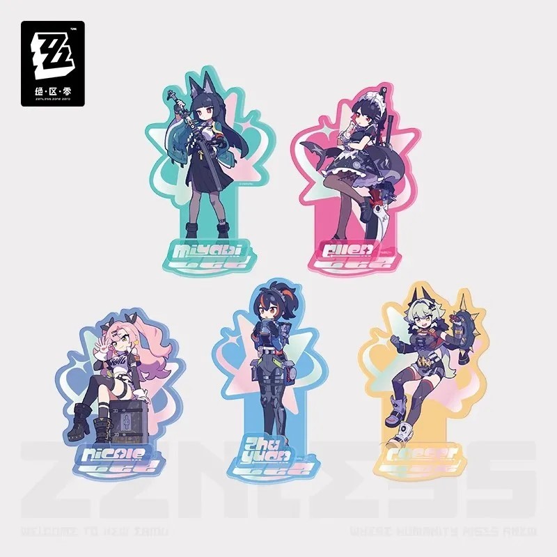 Standee Zenless Zone Zero ของแท้ ZZZ Mica รูป Miyabi Ellen Joe Nicole Zhu Yuan Caesar ตกแต่ง