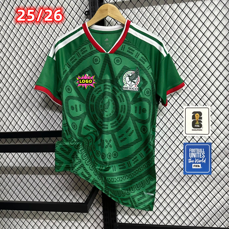 2026 Mexic.o Home Away เสื้อฟุตบอลผู้ชาย Fan Edition S-4XL
