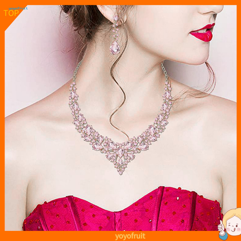 ต่างหูงานแต่งงานแบบโซ่ขยาย Faux คริสตัล Rhinestone ส่องแสงระยิบระยับ สำหรับสวมใส่ในตอนกลางคืน เสริมสร้างลุคให้น่าจดจำ